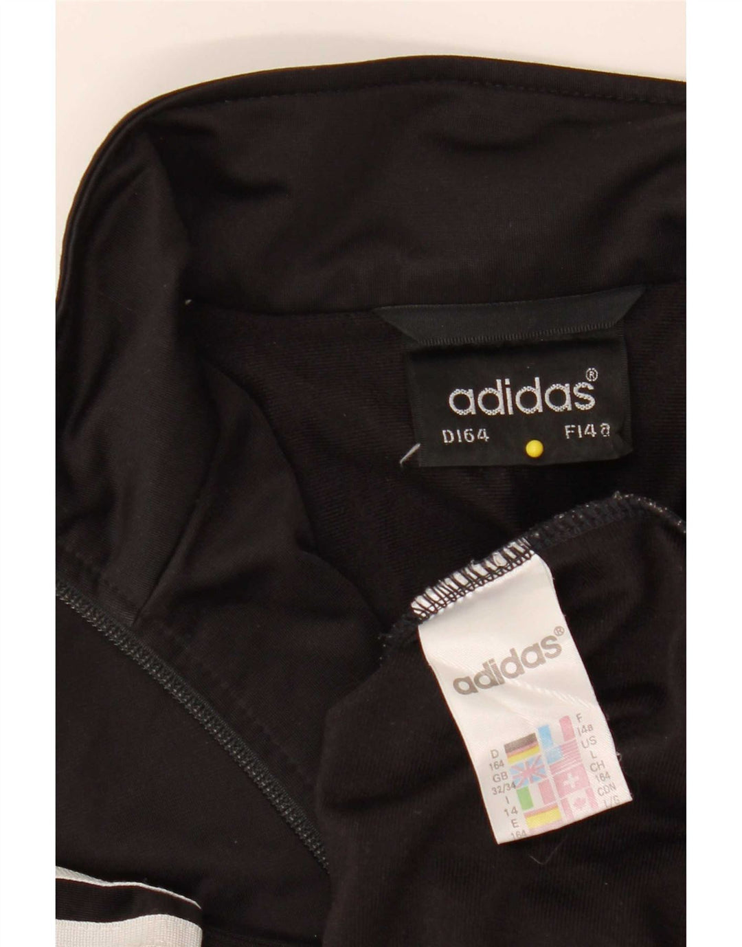 Adidas Drenge Træningsdragt Topjakke 13-14 År Sort Polyester