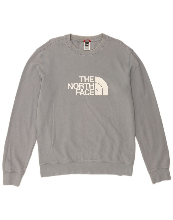 THE NORTH FACE Herre Grafisk Sweatshirt Jumper Stor Grå Bomuld