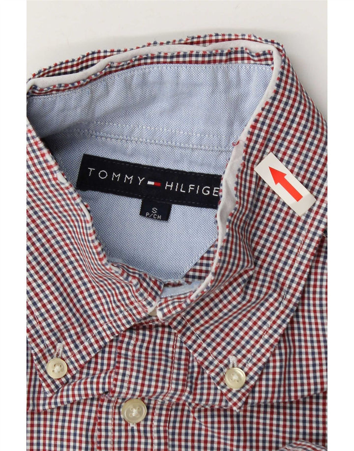 Tommy Hilfiger Herreskjorte Lille rød Gingham Bomuld
