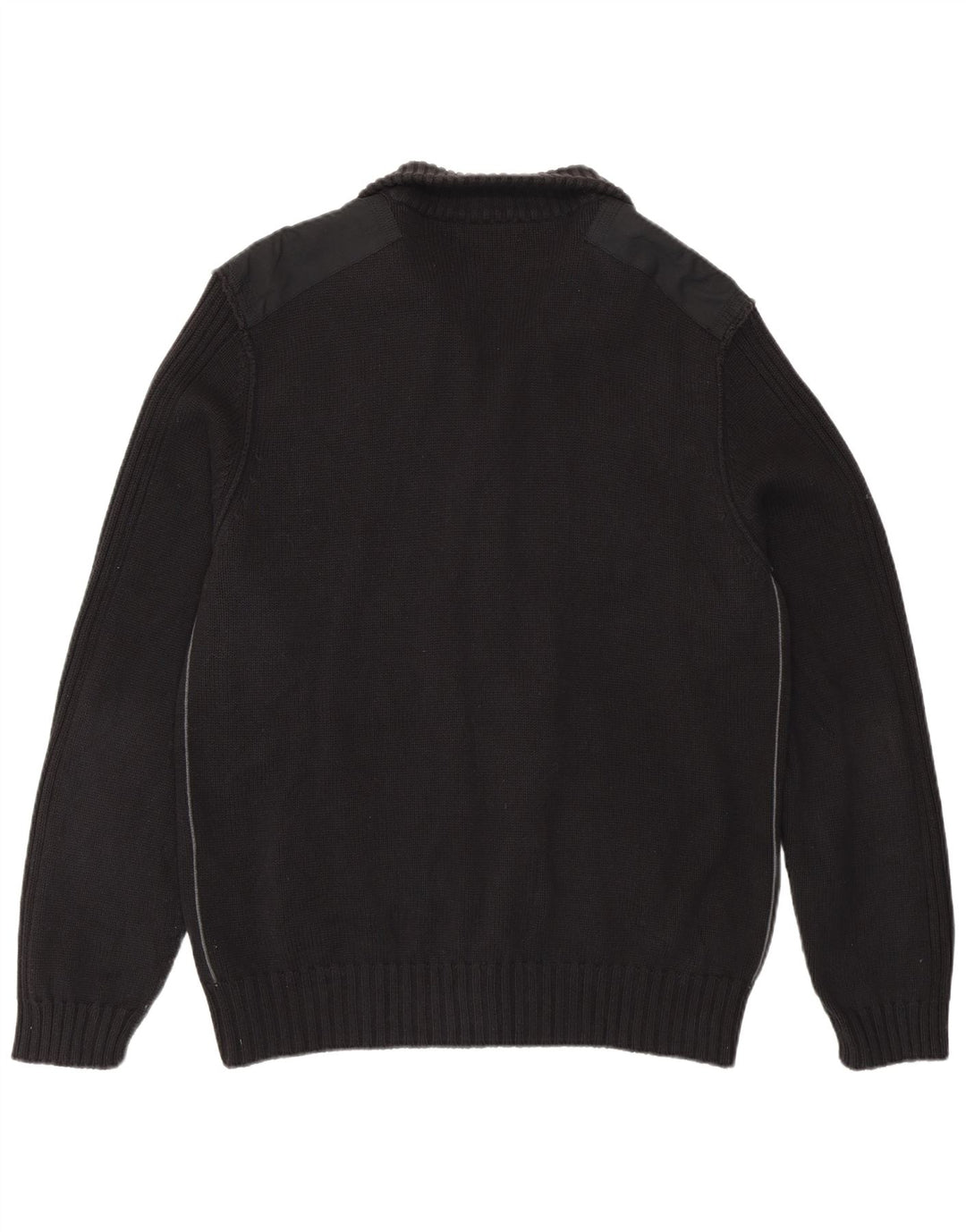 Calvin Klein Herre Cardigan Sweater Stor Sort Bomuld