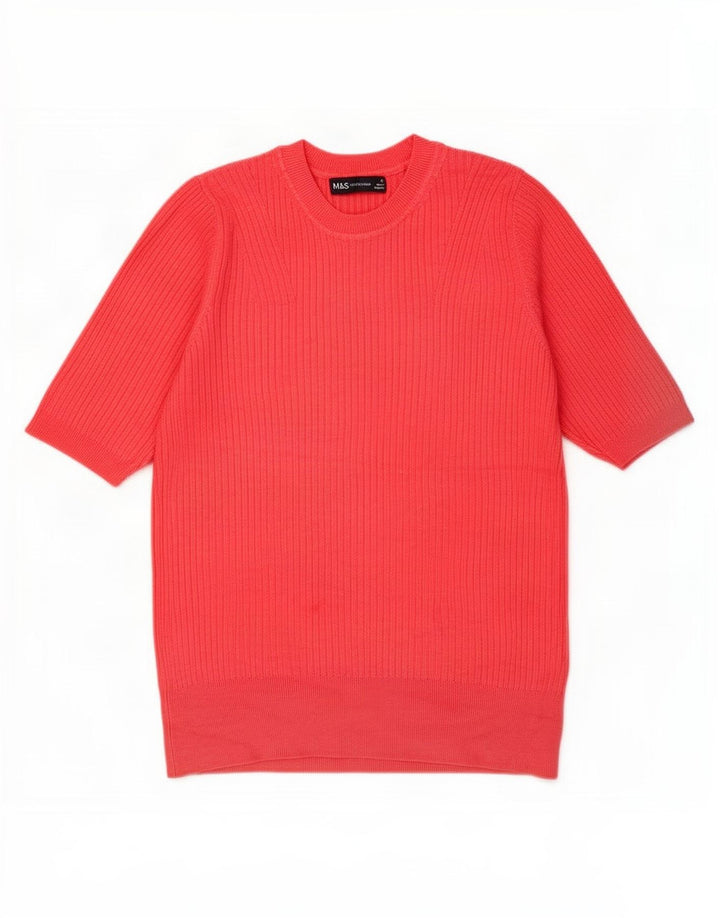 Marks & Spencer Dame sweater med rund hals DK 12 Medium Pink