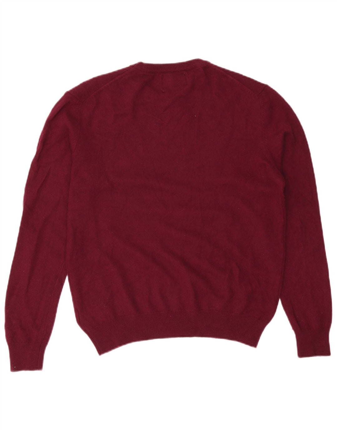 Richmond Herre Jumper Sweater med rund hals XL Bourgogne uld