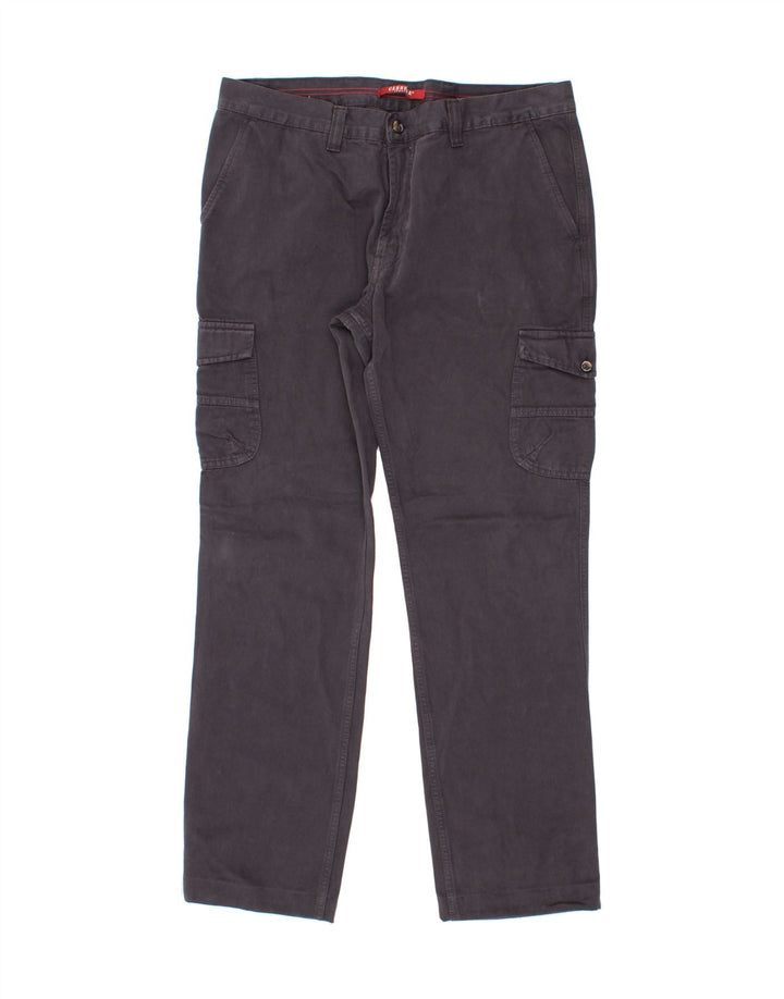 CARRERA Mens Straight Cargo Trousers W38 L32 Grey Cotton Vintage Carrera and Second-Hand Carrera from Messina Hembry 