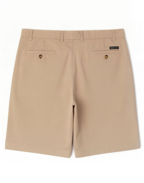Henry Cottons Herre Pegged Chino Shorts Large W34 Beige Bomuld