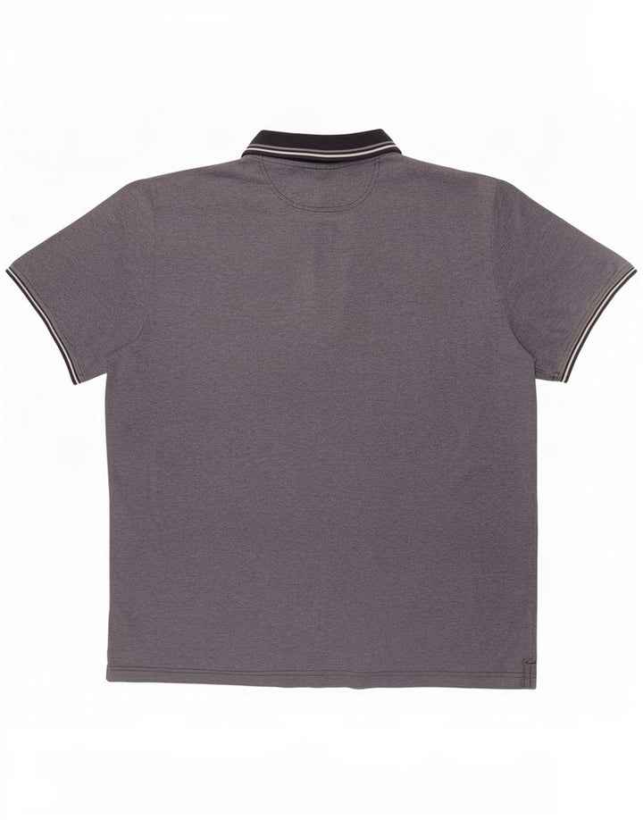 Champion herre poloshirt 3XL blå stribet bomuld