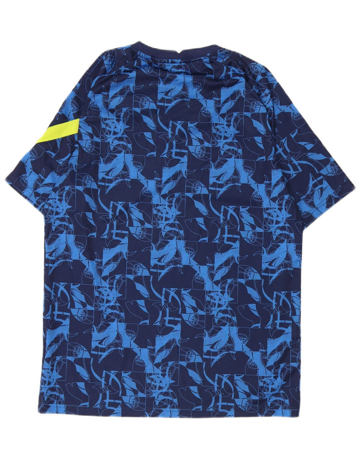 Nike Herre Tottenham Hotspur T-Shirt Top Stor Marineblå Geometrisk