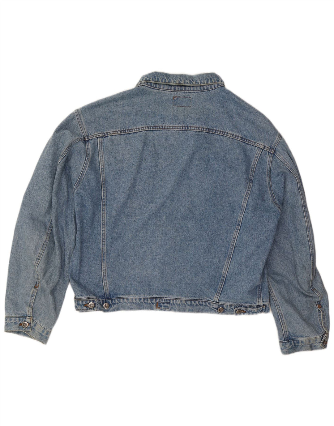 Vintage Dame denimjakke UK 20 2XL Blå Bomuld