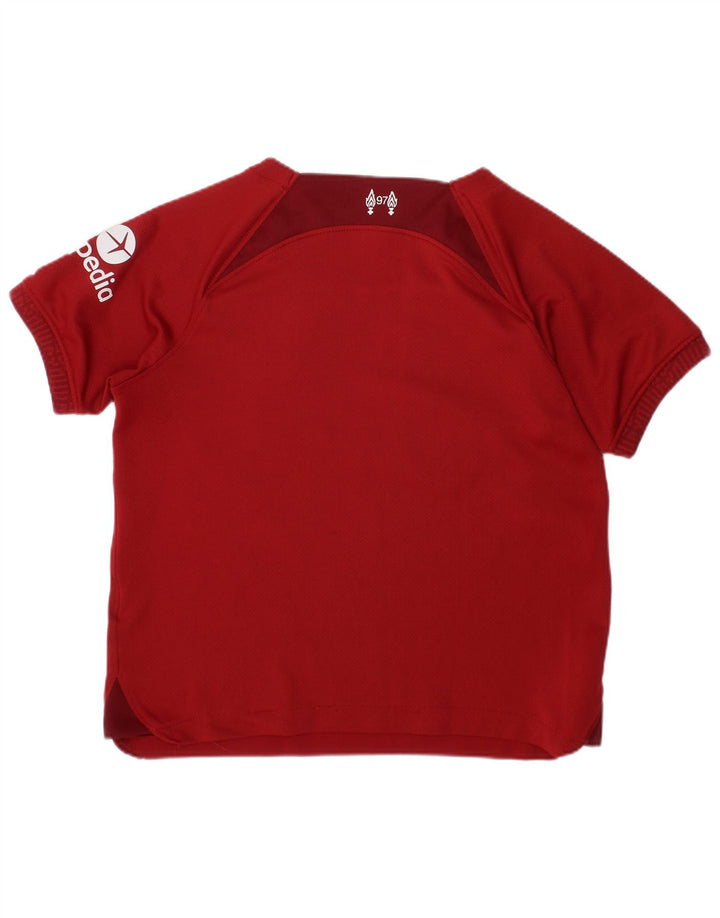 Nike Boys Liverpool Grafisk T-Shirt Top 5-6 År Rød
