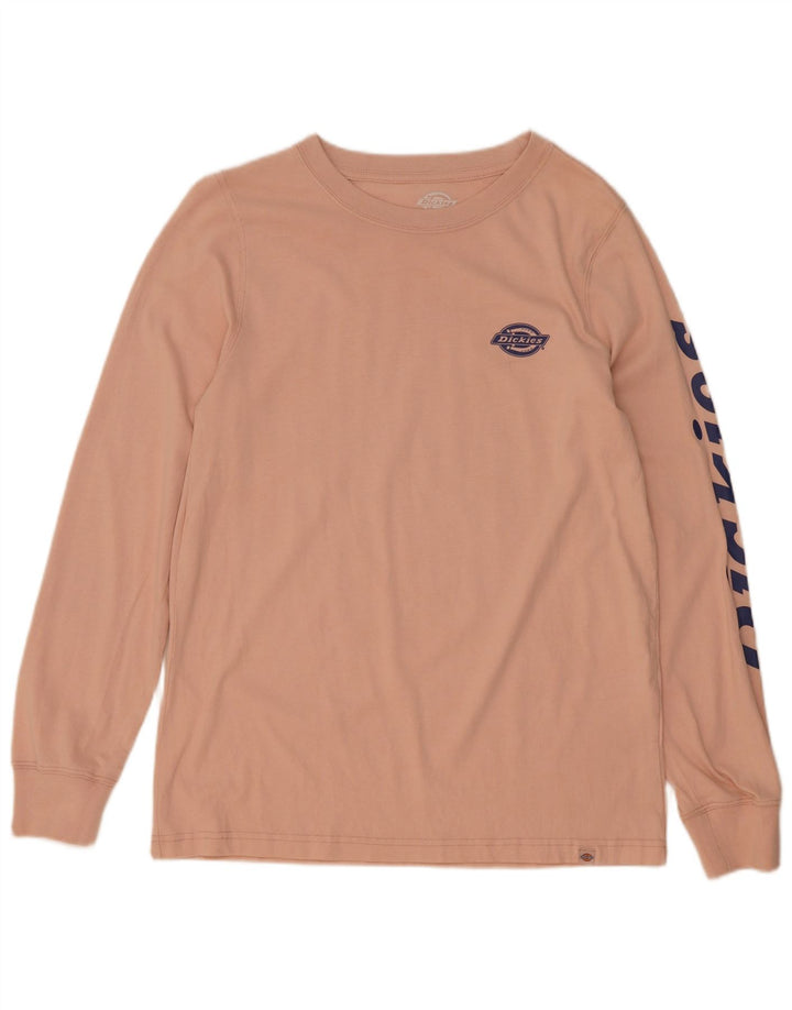 Dickies Dame Grafisk Top Langærmet UK 12 Medium Pink