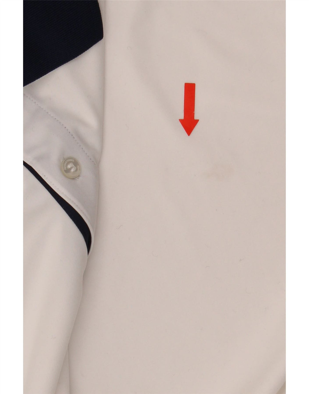 Adidas Polo Shirt til mænd XL Hvid Colourblock Polyester