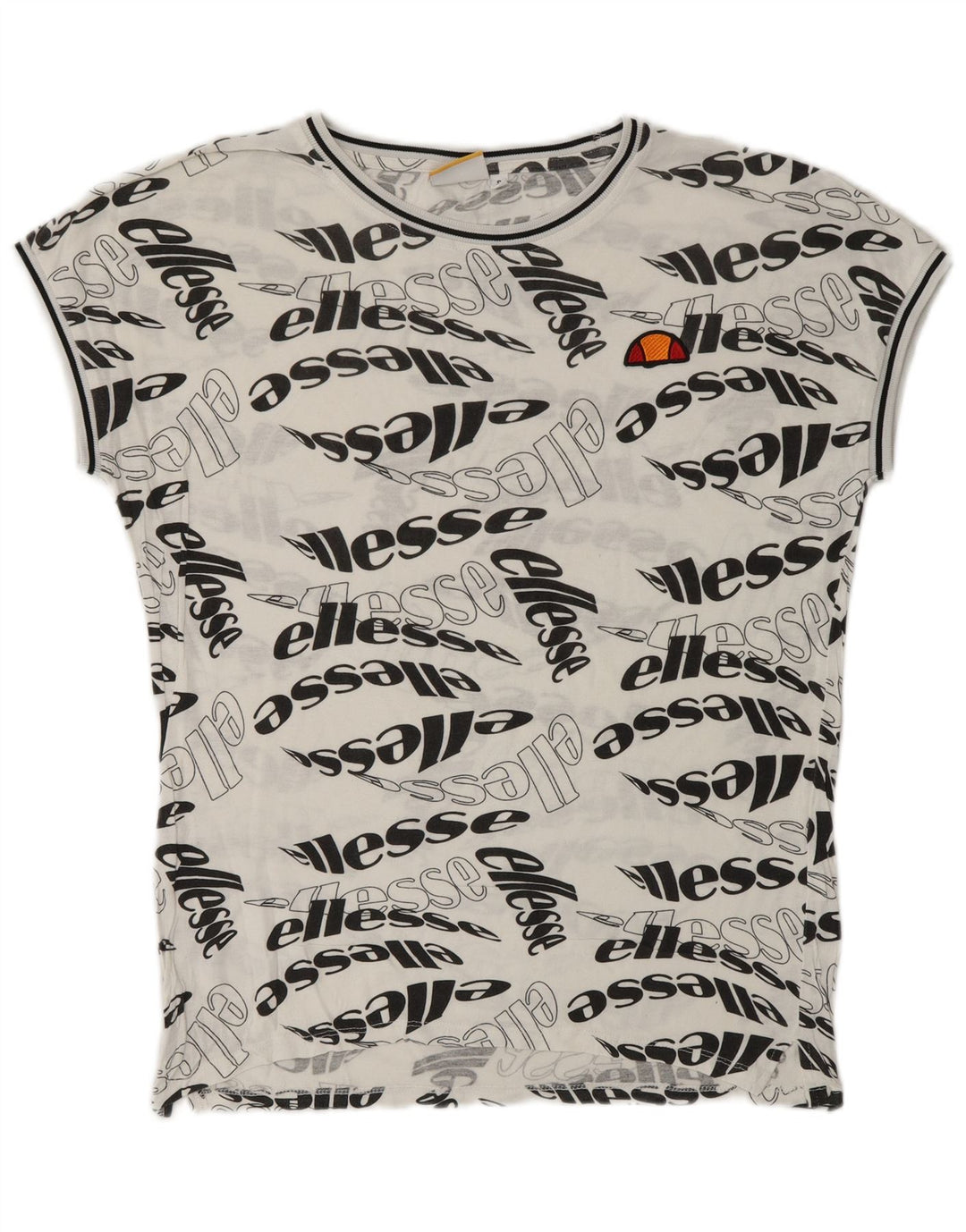 ELLESSE Herre Grafisk T-Shirt Top Lille Hvid