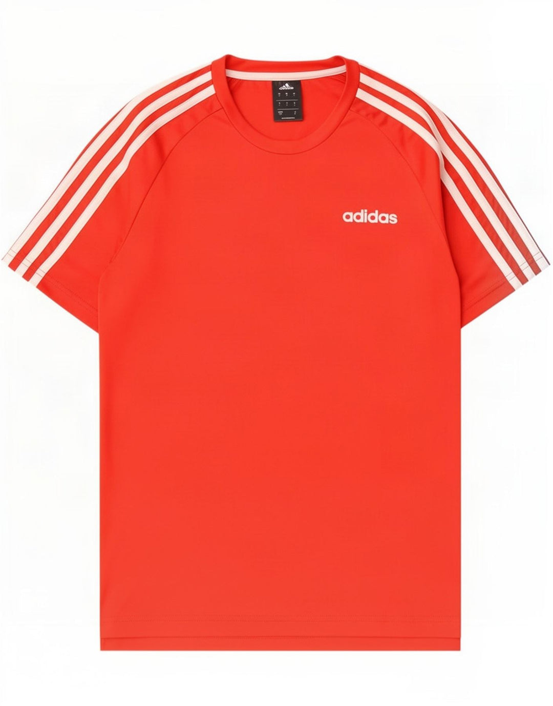 Adidas Herre Climalite T-Shirt Top Lille Rød Polyester