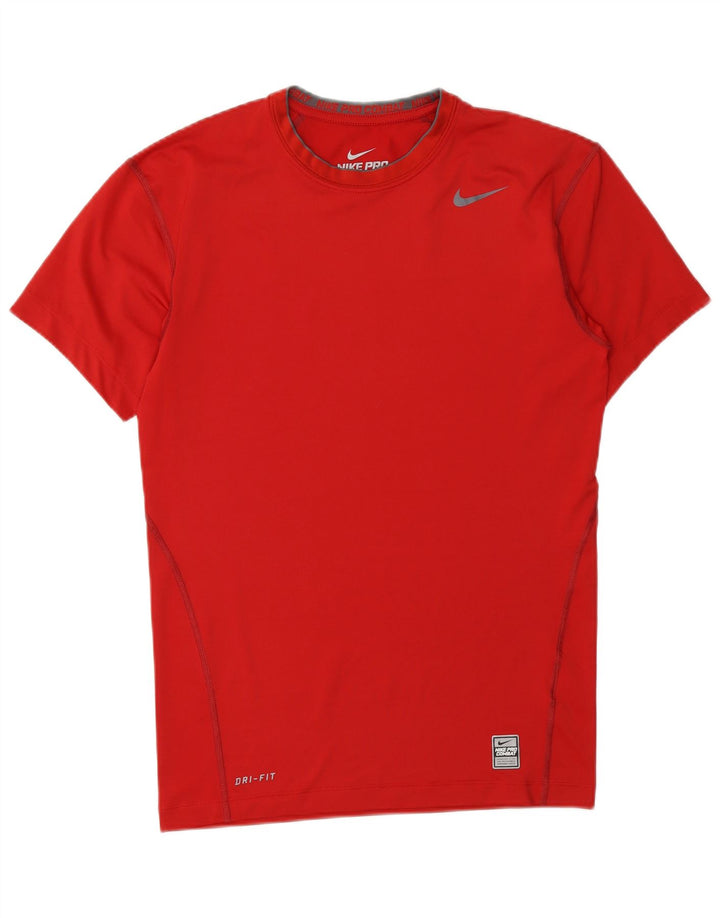 NIKE Herre Dri Fit T-Shirt Top UK 45/47 XL Rød
