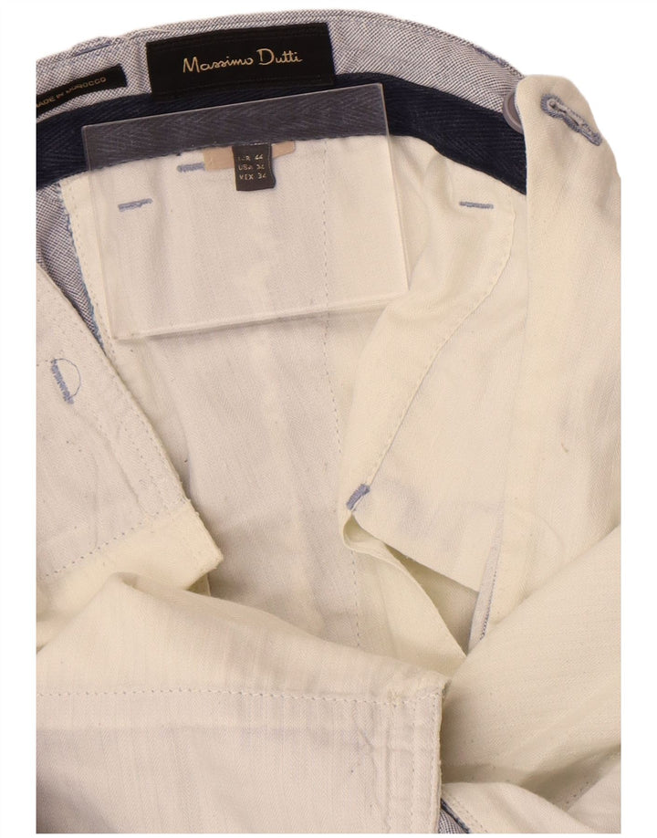 Massimo Dutti Herre Chino Shorts EU 44 Large W34 Blå