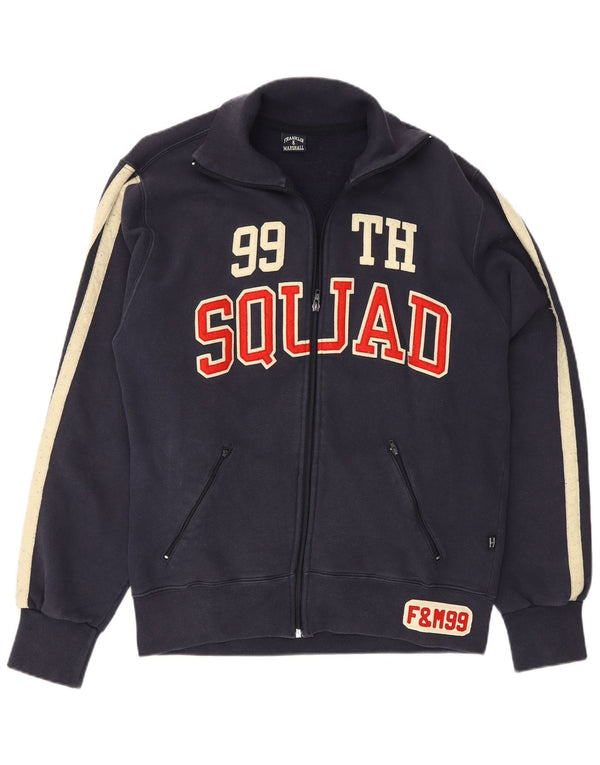 Franklin & Marshall Herre træningsdragt Topjakke Medium Navy Blue Colourblock