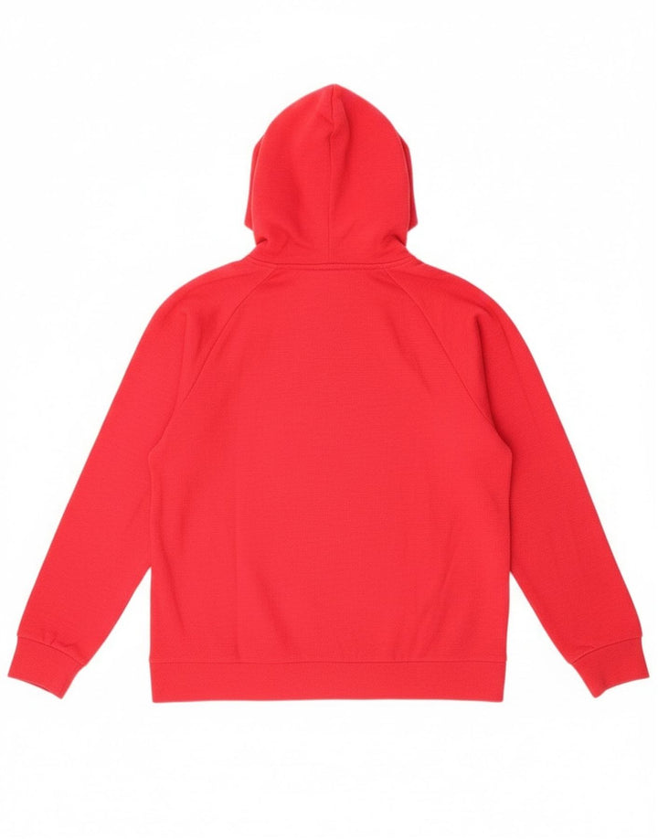 Nike Herre grafisk hættetrøje Jumper Medium Rød Bomuld