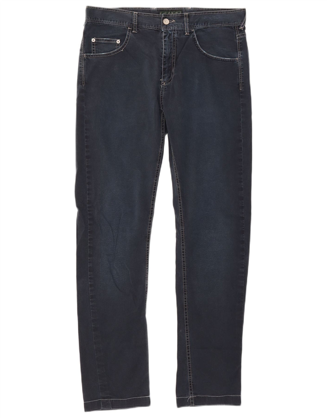 Fred Perry Herre Slim Jeans IT 48 Medium W33 L30 Marineblå Bomuld