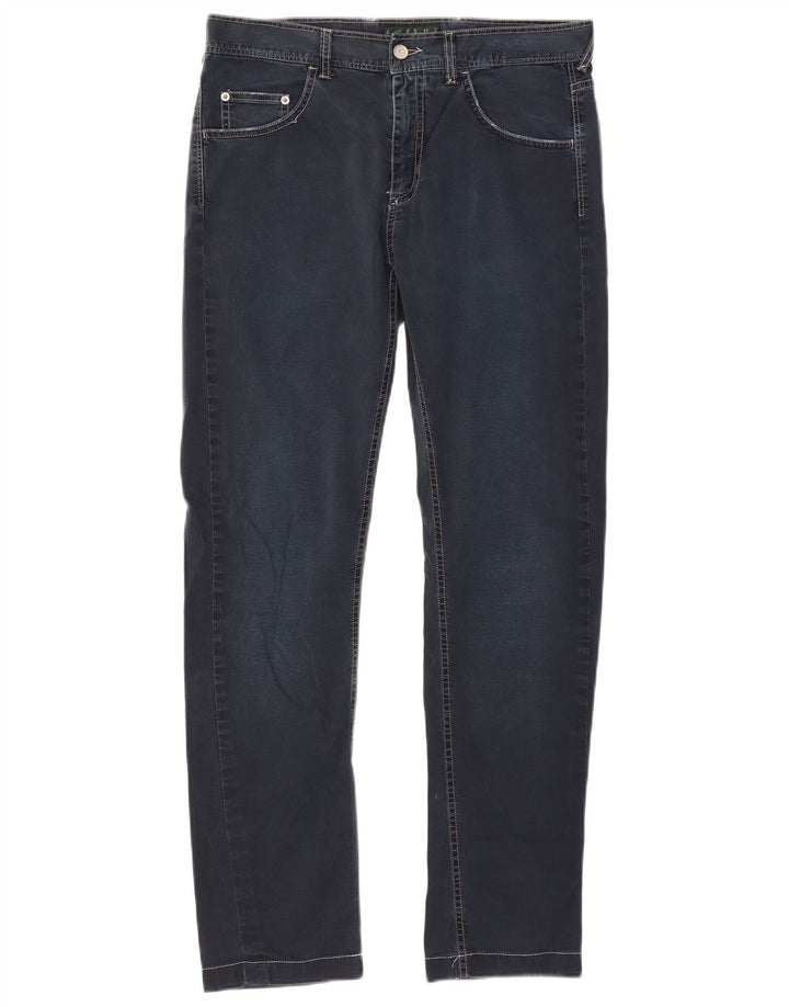 Fred Perry Herre Slim Jeans IT 48 Medium W33 L30 Marineblå Bomuld