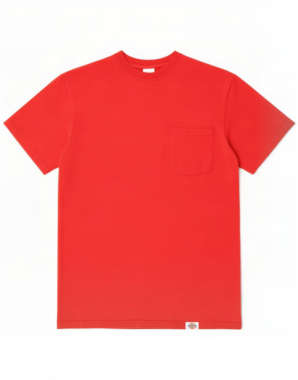 Dickies Mens T-Shirt Top Large Red Cotton