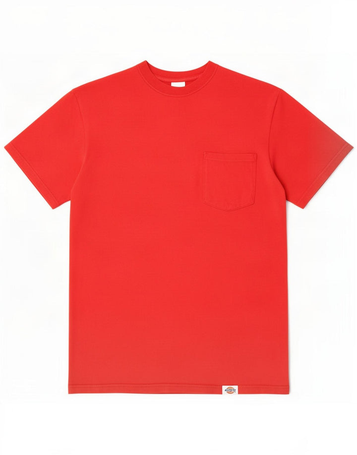 Dickies Herre T-Shirt Top Stor Rød Bomuld