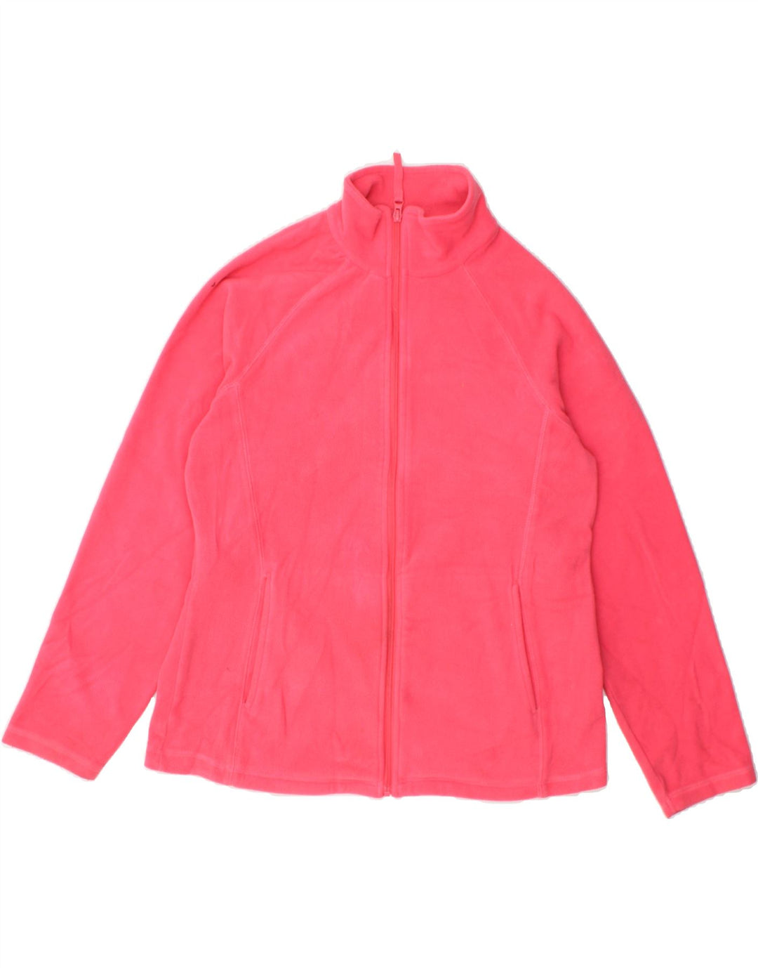 MOUNTAIN WAREHOUSE Womens Fleece Jacket UK 14 Large Pink Polyester Vintage Mountain Warehouse and Second-Hand Mountain Warehouse from Messina Hembry 