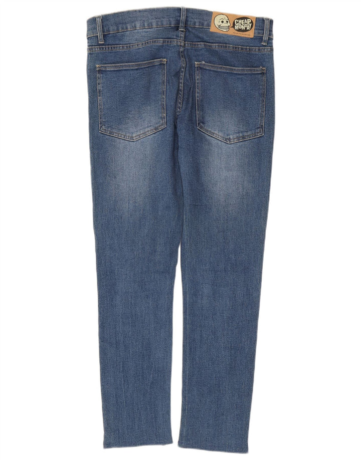 Billig Mandag Herre Slim Jeans W30 L29 Blå Bomuld