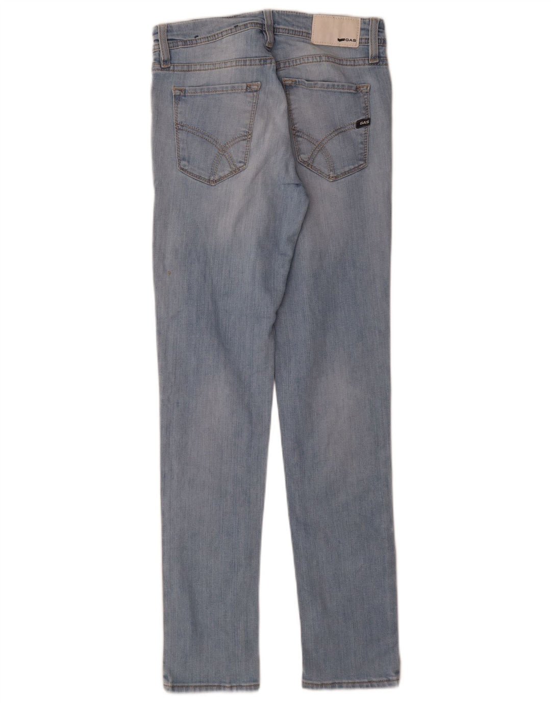 Gas Dame Skinny Jeans W29 L32 Blå Bomuld