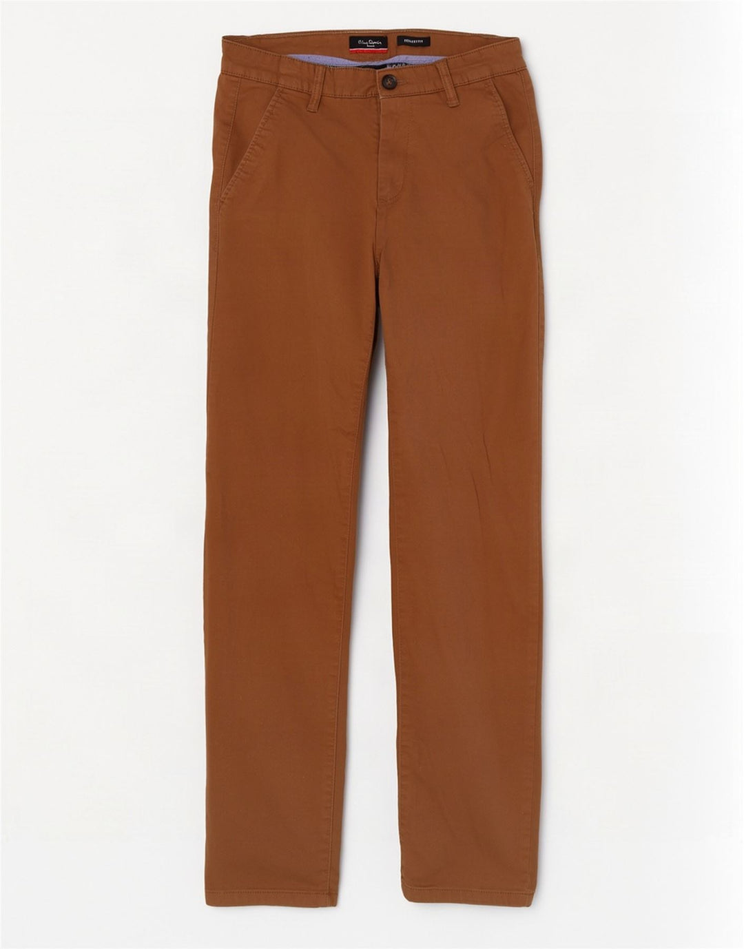 Pierre Cardin Herre Regular Fit Chinobukser W30 L30 Beige Polyester
