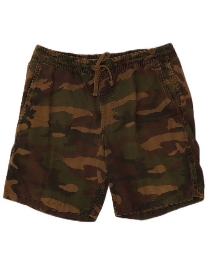 VANS Herre Chino Shorts Medium W30 Khaki Camouflage Bomuld