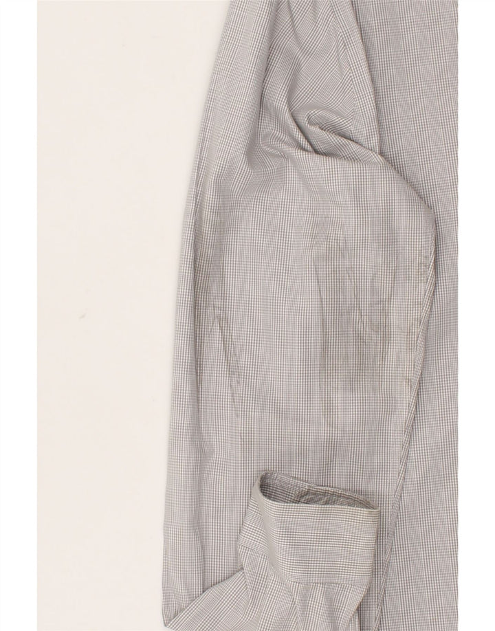 EDDIE BAUER Mens Shirt Large Grey Check Cotton Vintage Eddie Bauer and Second-Hand Eddie Bauer from Messina Hembry 