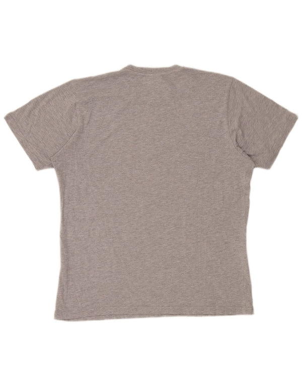 Helly Hansen Herre Grafisk T-Shirt Top XL Grå Bomuld