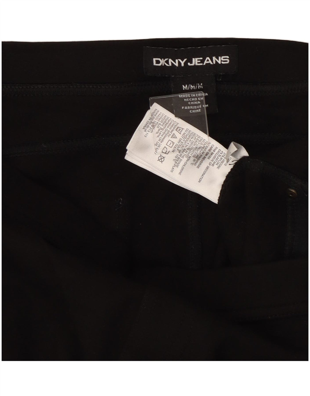 Dkny Dame Slim Casual Bukser Medium W30 L27 Sort Viscose