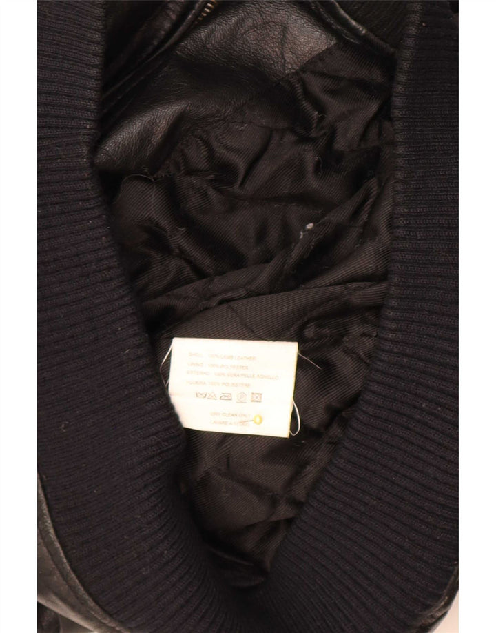 Vintage herre læderjakke UK 38 Medium Black