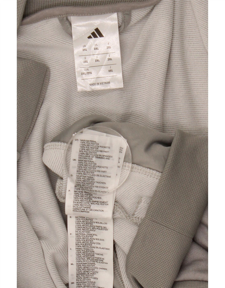 Adidas Træningsdragt til mænd Topjakke 2XL Grå Polyester