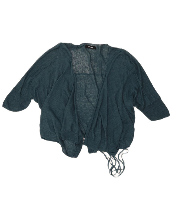 Max & Co. Womens Crop 3/4-ærmet cardigantop UK 16 Large Blue