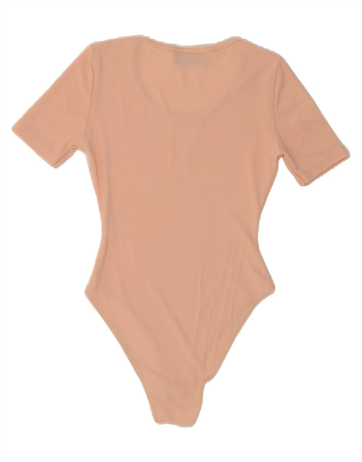 ONYX Womens Bodysuit UK 8 Small Pink Acetate Vintage Onyx and Second-Hand Onyx from Messina Hembry 