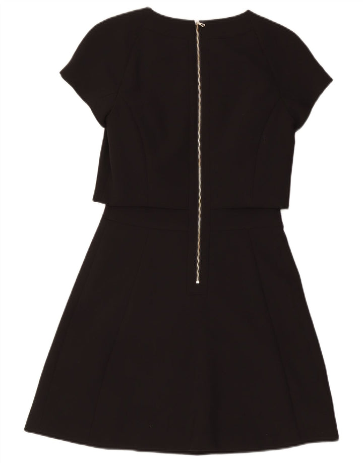 Ted Baker Dame A-Line Kjole Størrelse 0 2XS Sort Polyester