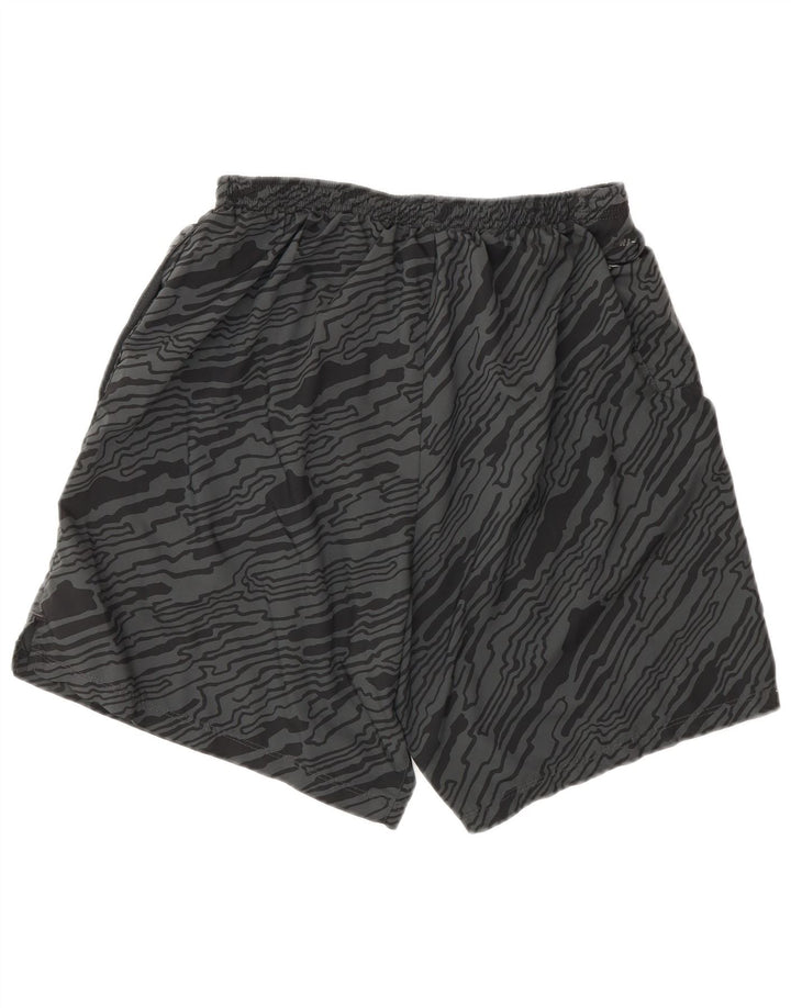 NIKE Herre Dri Fit sportsshorts med abstrakt mønster, store grå polyester