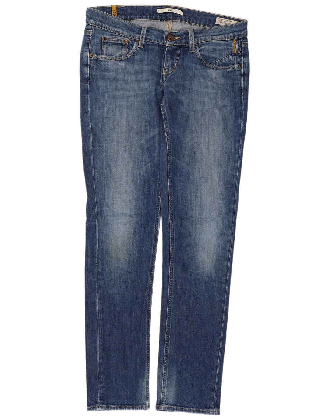 MELTIN' POT Dame Mendel Slim Jeans W29 L32 Blå Bomuld