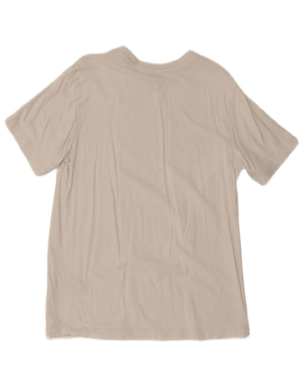 Nike grafisk t-shirt til mænd, medium hvid bomuld