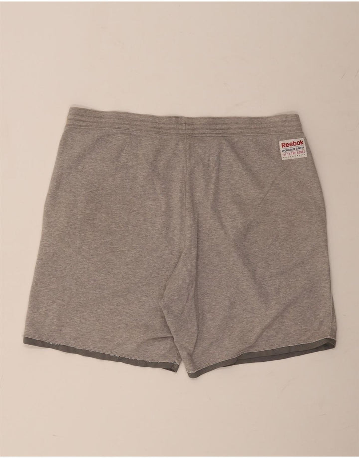 Reebok Herre grafiske sportsshorts XL grå bomuld