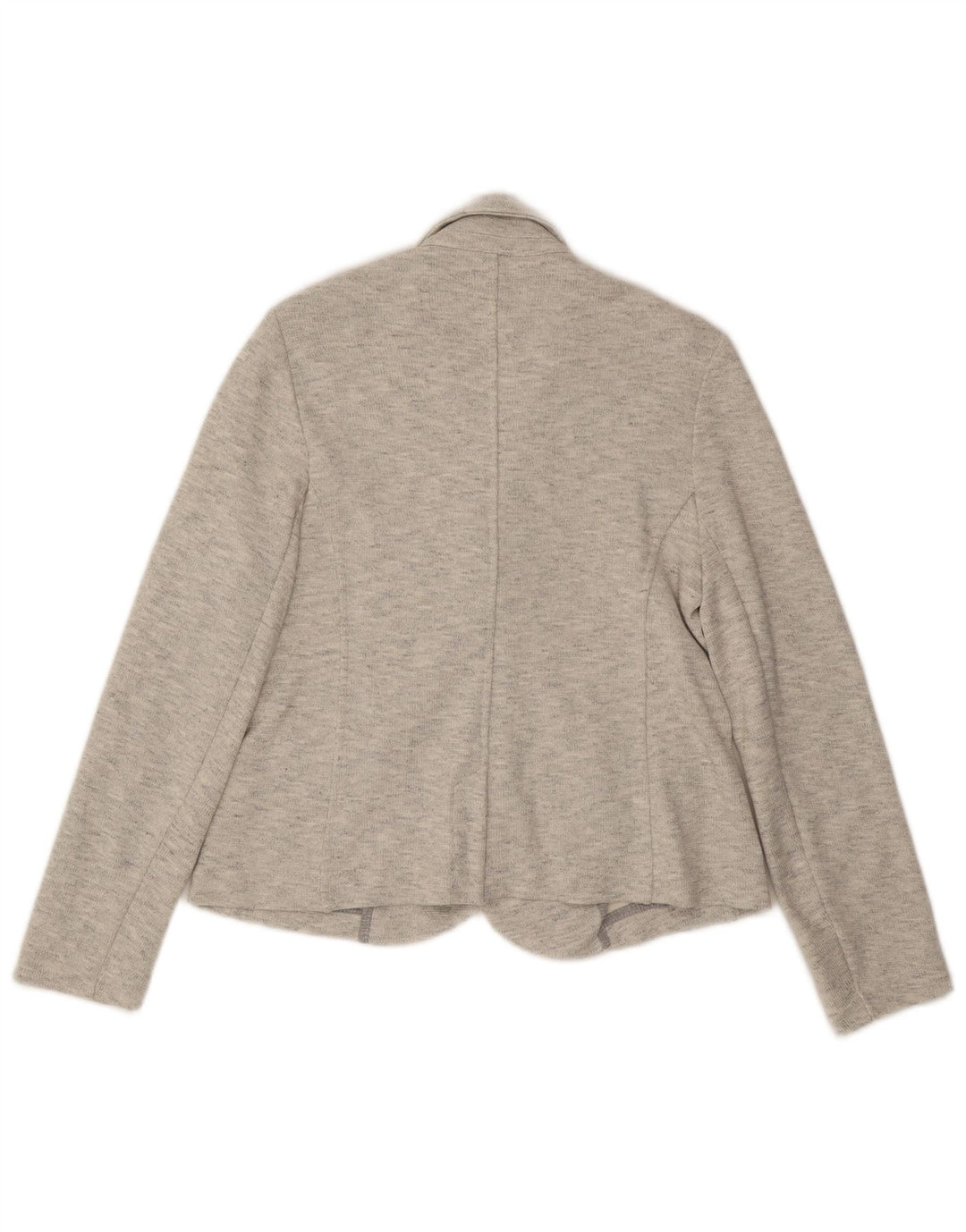 Whistles Dame 2 Button Blazer Jacket UK 12 Medium Grey Flecked Bomuld
