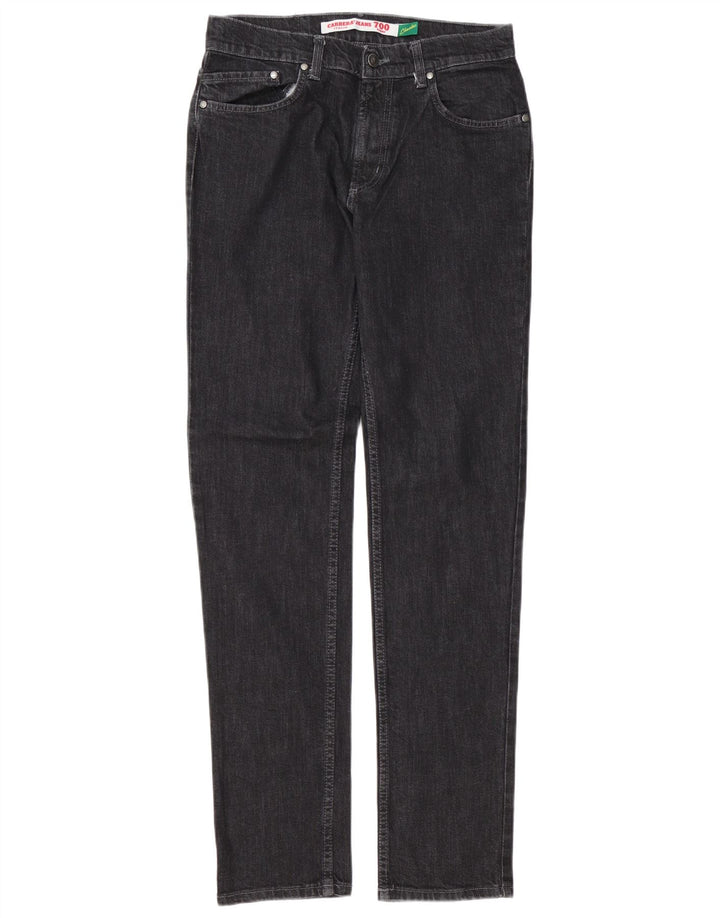 Carrera Dame 700 Straight Jeans W31 L34 Marineblå Bomuld