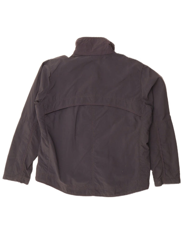 Adidas Womens Bomber Jacket UK 14 Large Black Polyamide