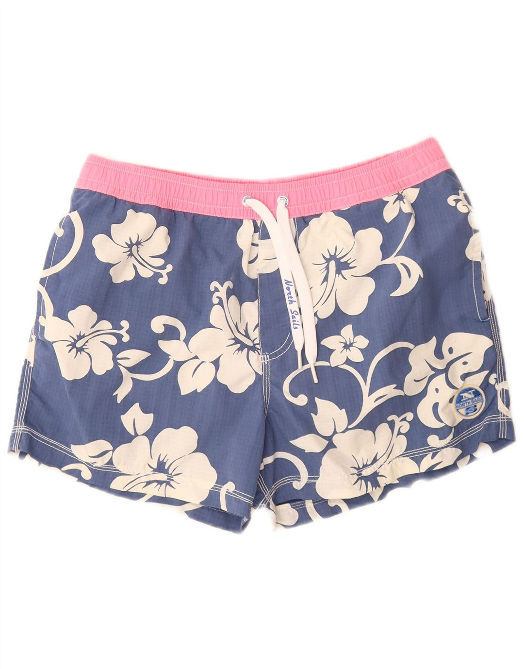 North Sails Svømmeshorts til kvinder UK 14 Medium Blue Floral Polyamid