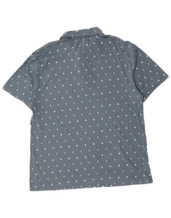 Penguin Heritage Heritage Slim Fit Polo Shirt XL Blå plettet bomuld