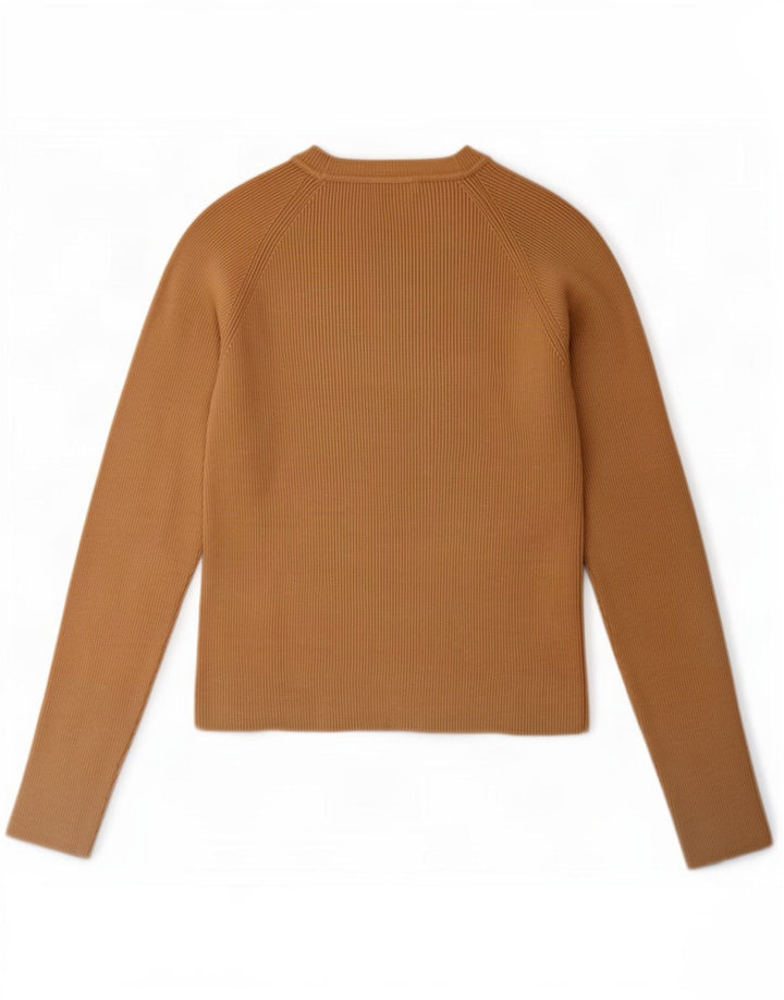 Zara Dametop Langærmet UK 18 XL Beige Viscose