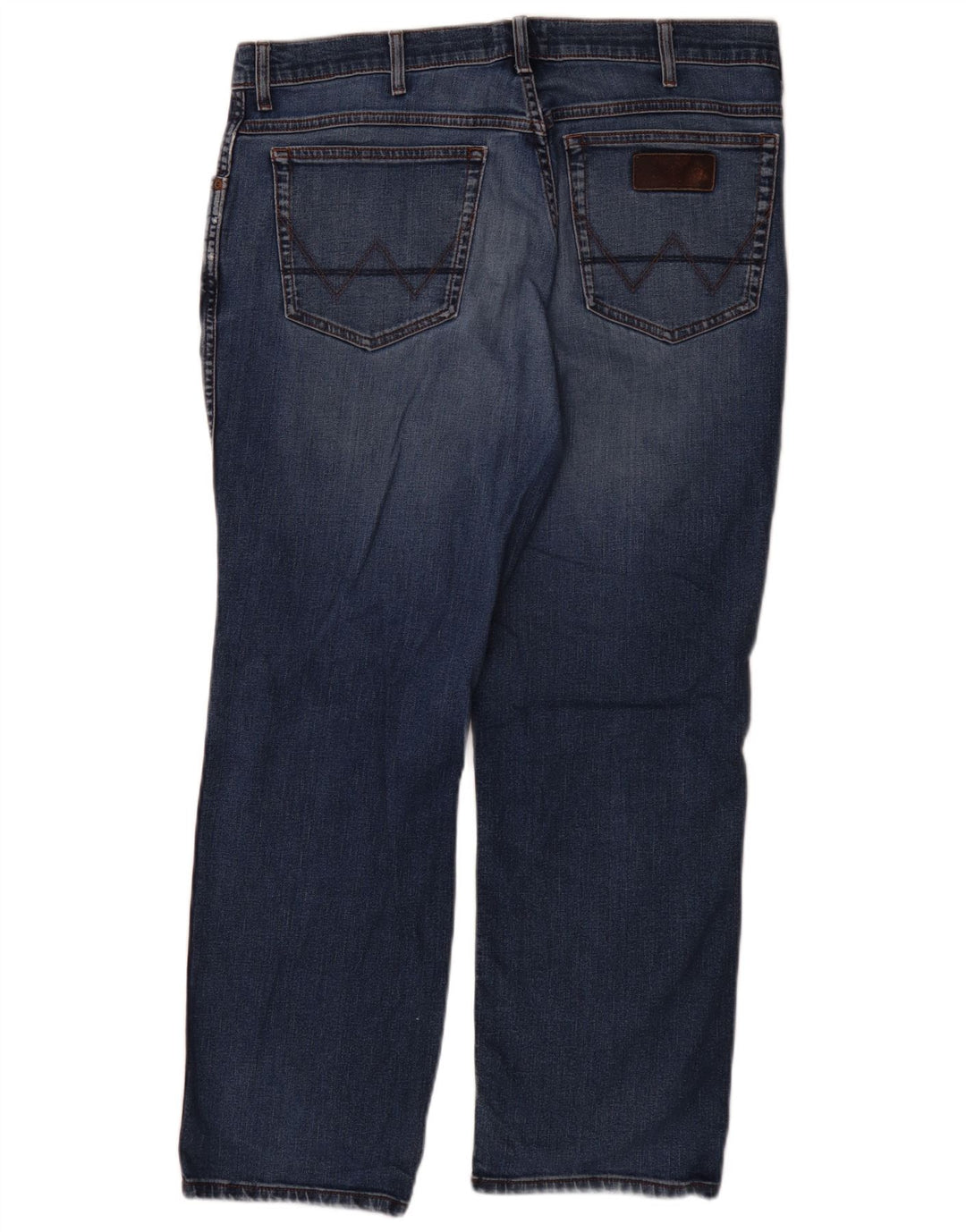 Wrangler Herre Texas Straight Jeans W36 L30 Blå Bomuld