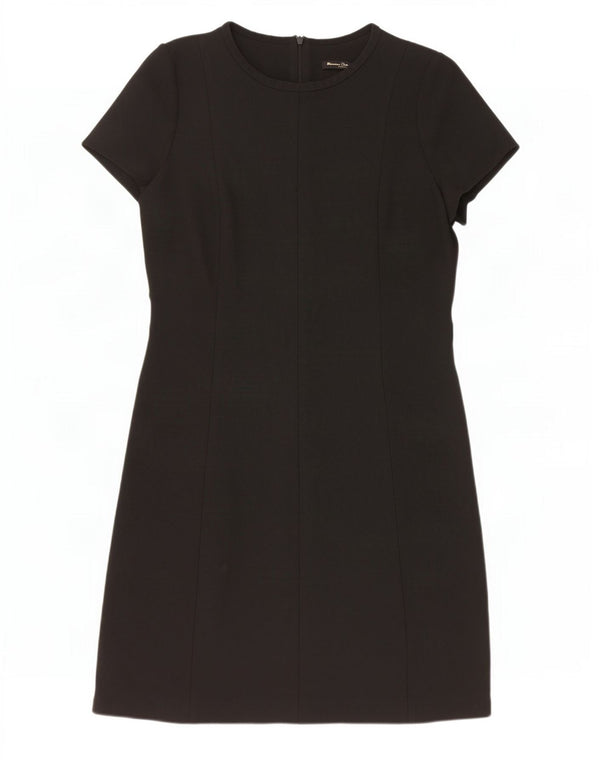 Massimo Dutti Dame A-Line Kjole EU 38 Lille Sort