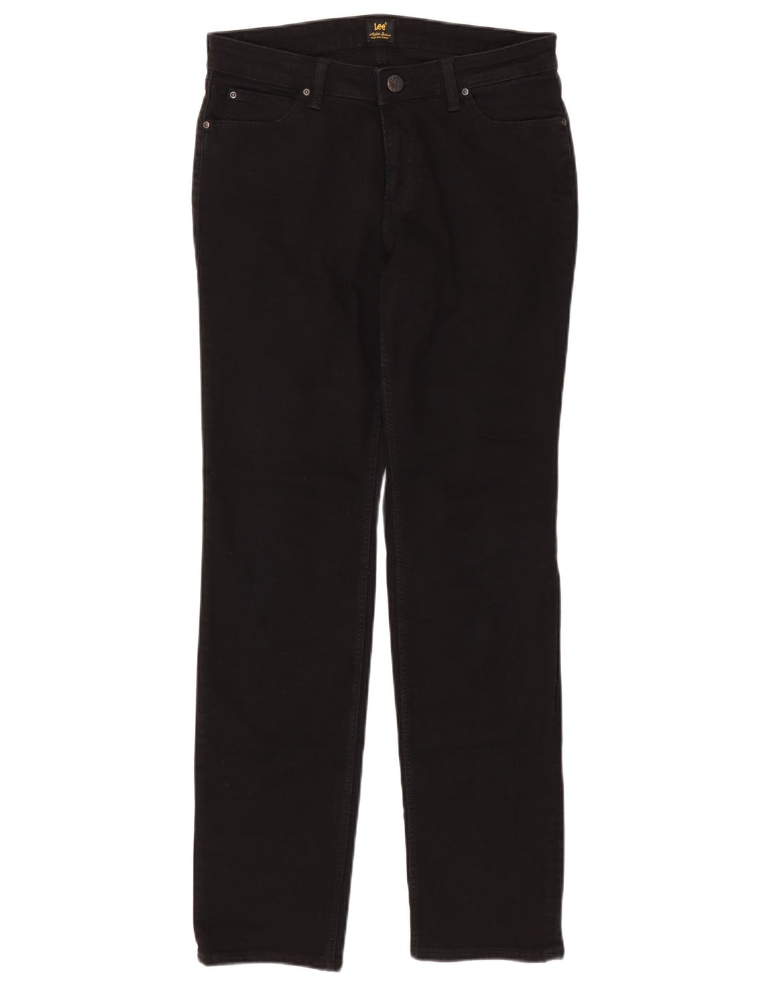Lee Dame Marion Straight Jeans W31 L33 Sort Bomuld
